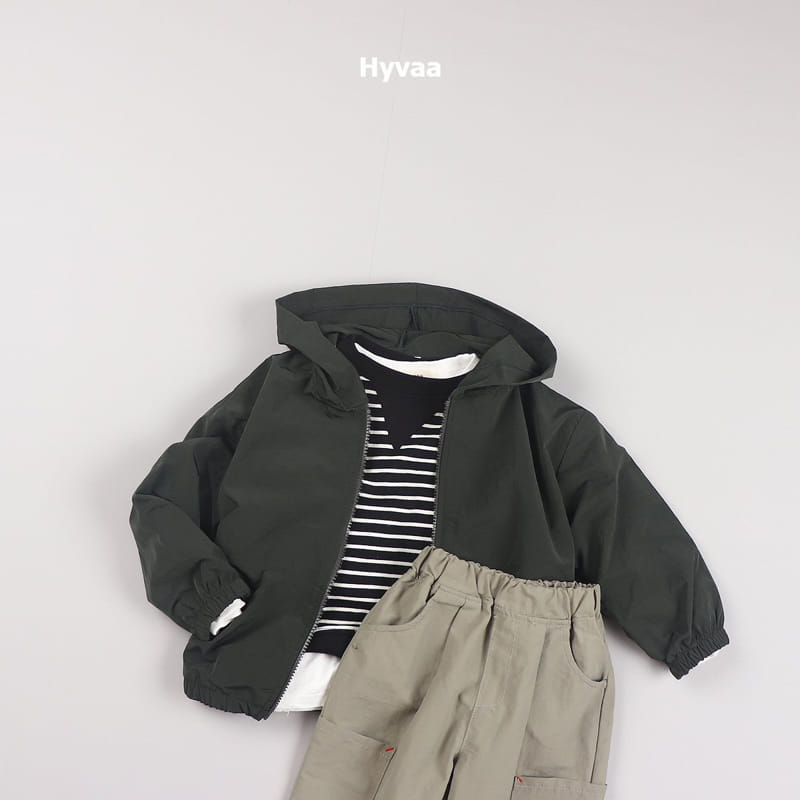 Hyvaa - Korean Children Fashion - #magicofchildhood - Solid Hoody Zip-up - 12