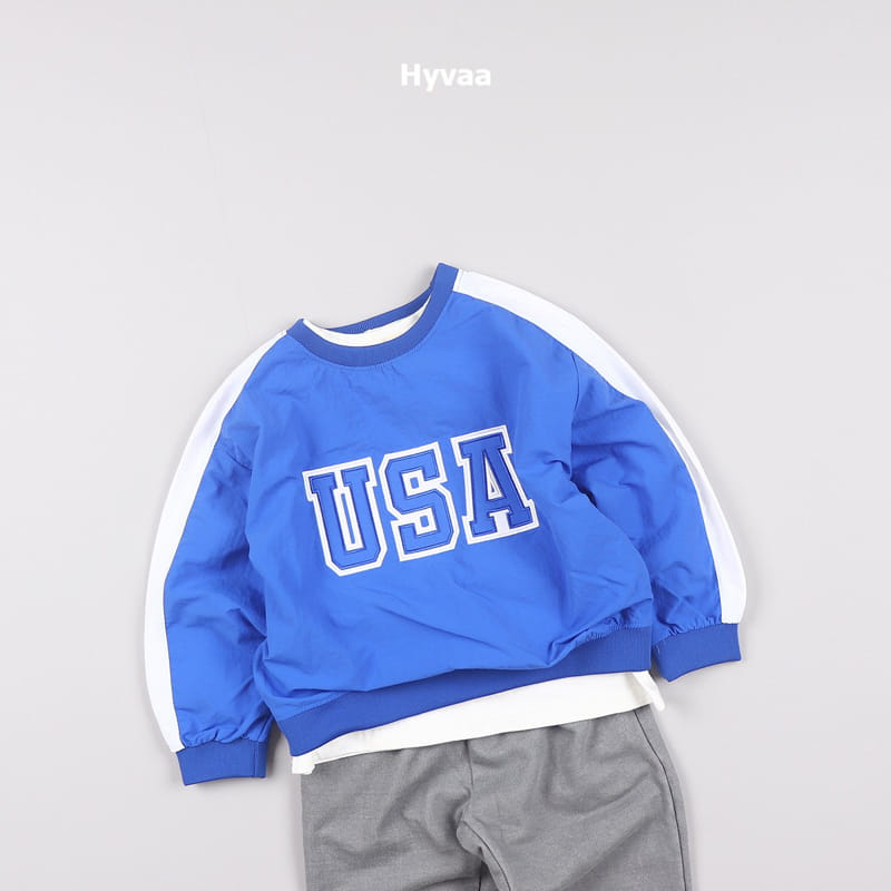 Hyvaa - Korean Children Fashion - #magicofchildhood - Multi USA Sweatshirt - 9