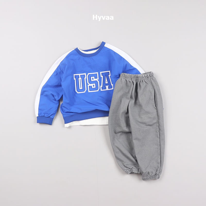 Hyvaa - Korean Children Fashion - #minifashionista - Multi USA Sweatshirt - 10