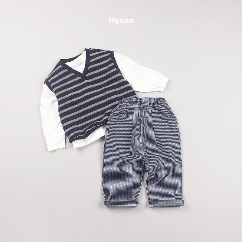 Hyvaa - Korean Children Fashion - #stylishchildhood - Natural St Pants - 6