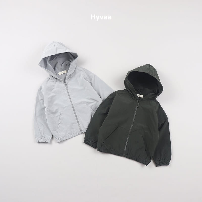 Hyvaa - Korean Children Fashion - #stylishchildhood - Solid Hoody Zip-up