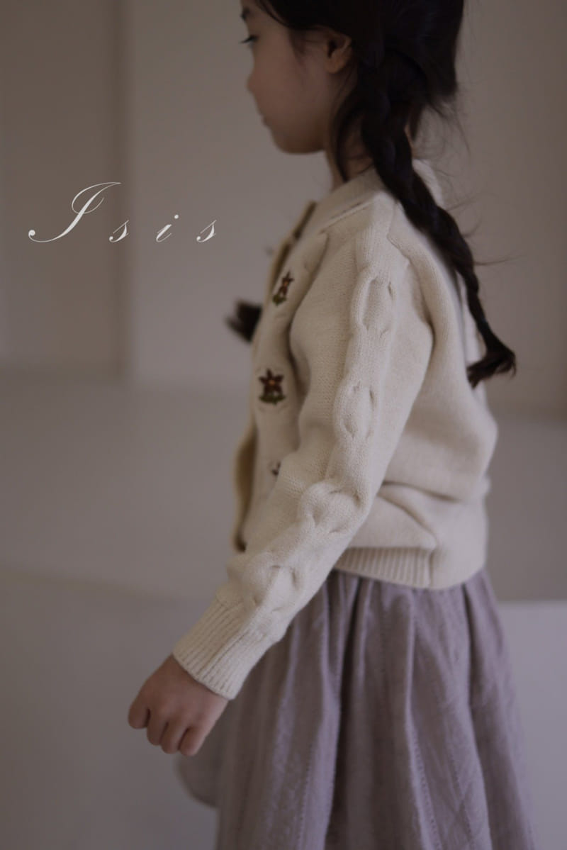 Isis - Korean Children Fashion - #childofig - Twist Flower Cardigan