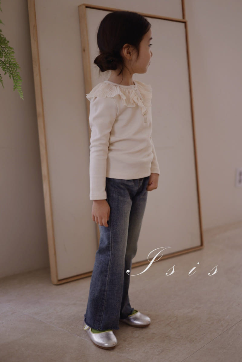 Isis - Korean Children Fashion - #childrensboutique - Chiffon Pleats Tee - 7