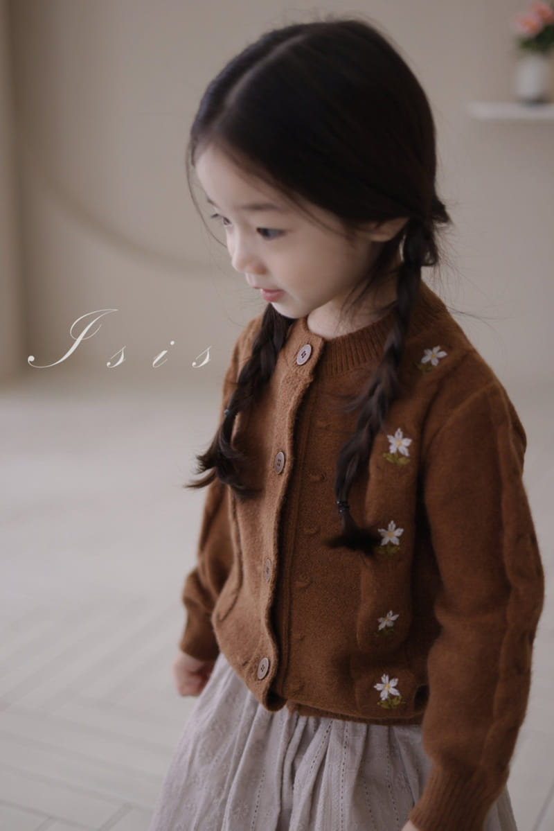 Isis - Korean Children Fashion - #childrensboutique - Twist Flower Cardigan - 2