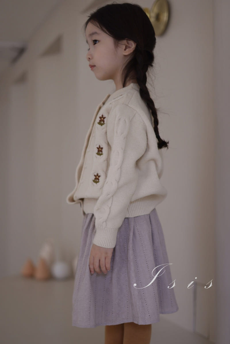 Isis - Korean Children Fashion - #littlefashionista - Twist Flower Cardigan - 10