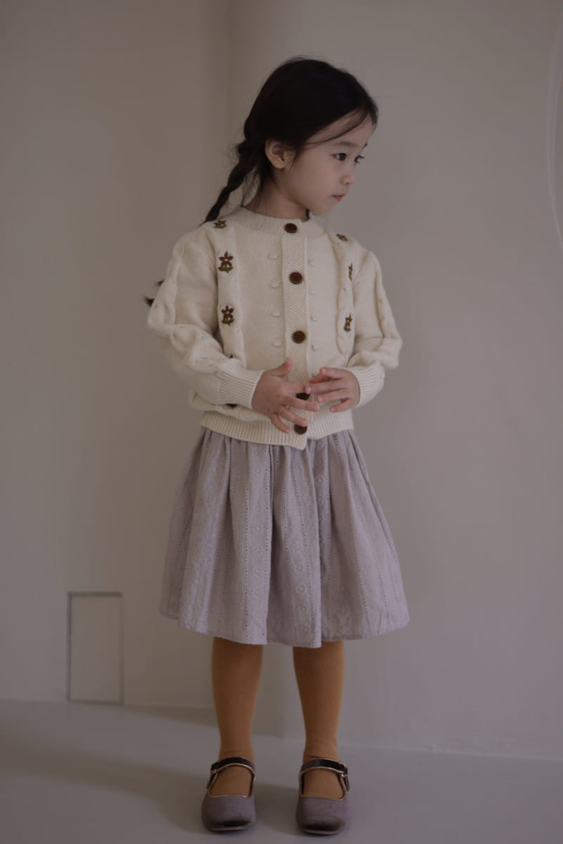 Isis - Korean Children Fashion - #magicofchildhood - Twist Flower Cardigan - 11