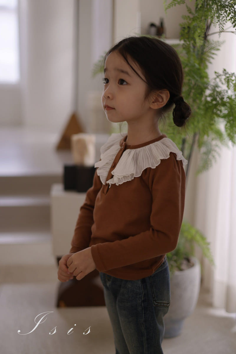 Isis - Korean Children Fashion - #minifashionista - Chiffon Pleats Tee