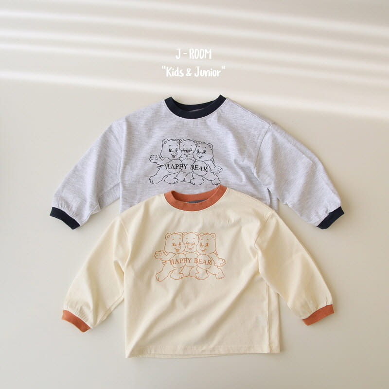 J-Room - Korean Children Fashion - #designkidswear - Piping Color Tee - 4