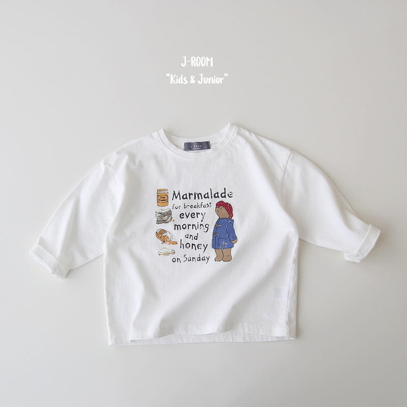 J-Room - Korean Children Fashion - #kidsshorts - Honey Bear Tee - 8