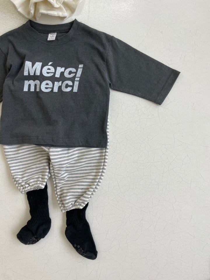 Jeaya & Mymi - Korean Baby Fashion - #babylifestyle - Pigment Merci Tee Baby - 8