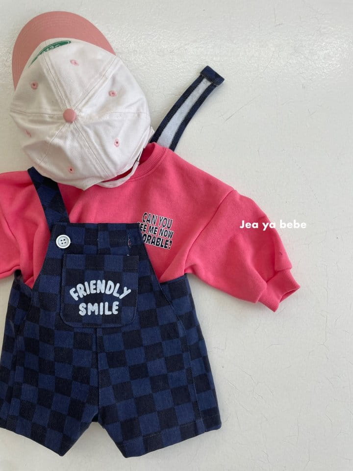 Jeaya & Mymi - Korean Baby Fashion - #babyoninstagram - Chess Dungarees - 8