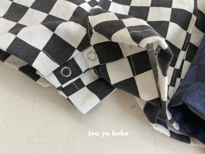 Jeaya & Mymi - Korean Baby Fashion - #babyoutfit - Chess Dungarees - 10