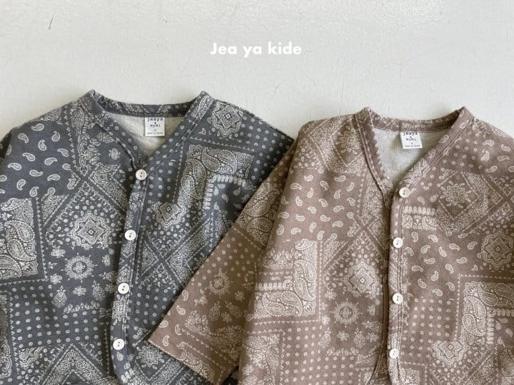 Jeaya & Mymi - Korean Children Fashion - #Kfashion4kids - Friendly Paisely Cardigan - 2