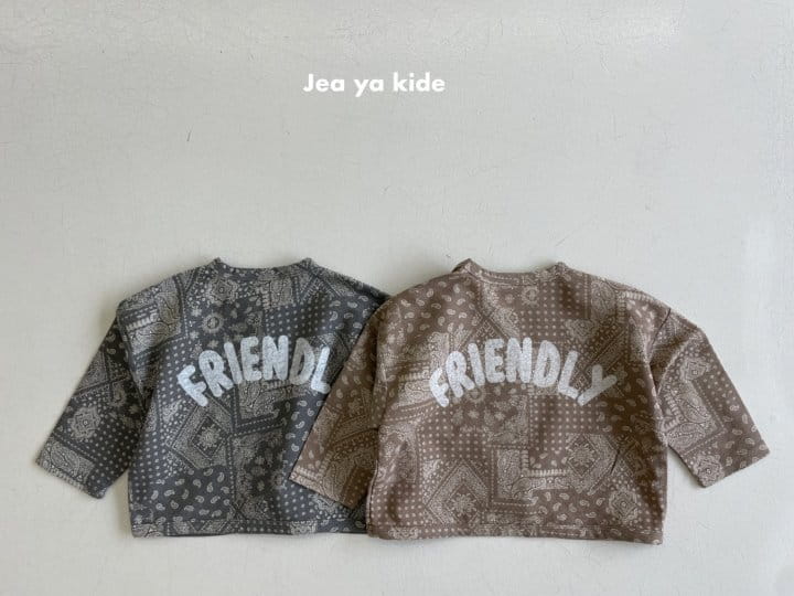 Jeaya & Mymi - Korean Children Fashion - #kidzfashiontrend - Friendly Paisely Cardigan