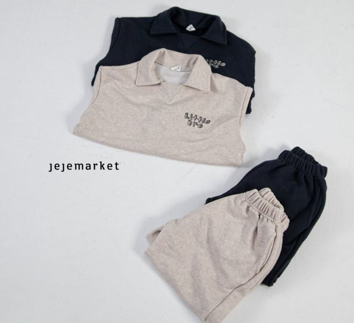 Jeje Market - Korean Children Fashion - #childofig - Little Bro Top Bottom Set