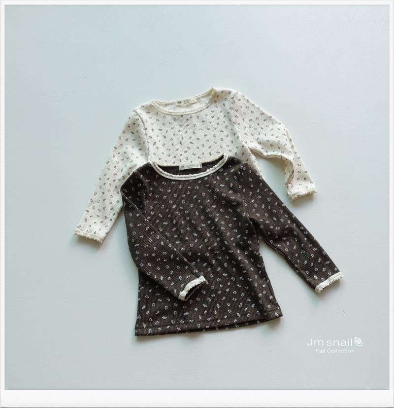 Jm Snail - Korean Children Fashion - #designkidswear - Eyelet Tee - 4