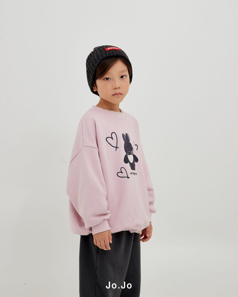 Jo Jo - Korean Children Fashion - #Kfashion4kids - Black Rabbit Sweatshirt - 5