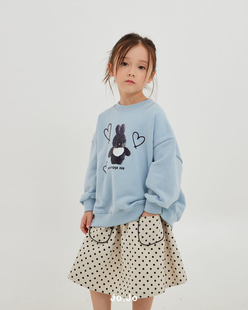 Jo Jo - Korean Children Fashion - #kidsstore - Black Rabbit Sweatshirt - 3