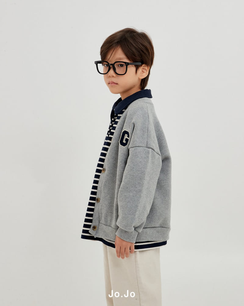 Jo Jo - Korean Children Fashion - #kidzfashiontrend - Knit Terry Cardigan - 8