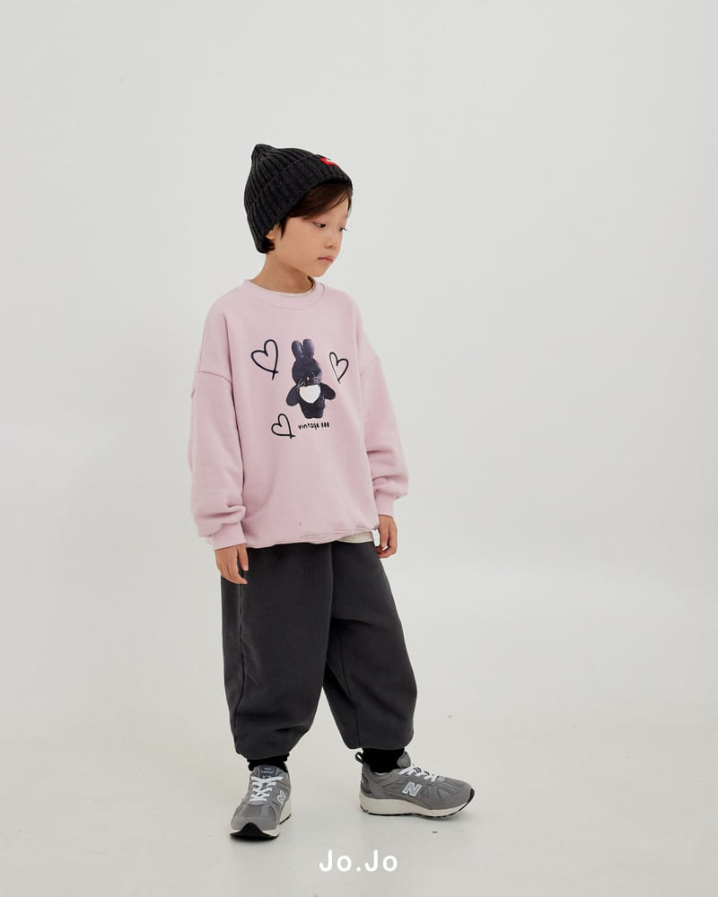 Jo Jo - Korean Children Fashion - #littlefashionista - Black Rabbit Sweatshirt - 6