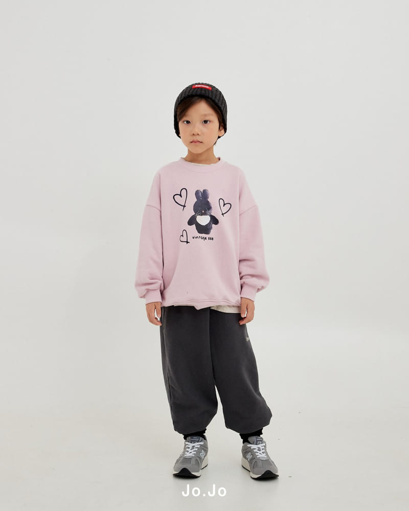 Jo Jo - Korean Children Fashion - #minifashionista - Black Rabbit Sweatshirt - 8