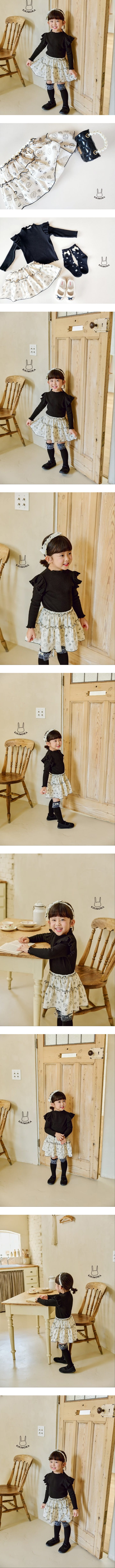 Kikimora - Korean Children Fashion - #childrensboutique - Cartoon Skirt