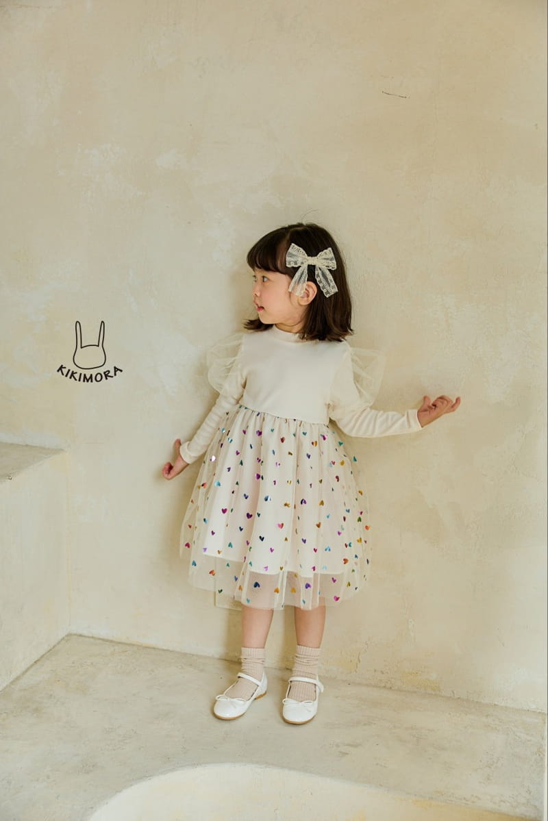 Kikimora - Korean Children Fashion - #discoveringself - Heart Sha One-piece - 11