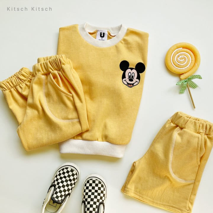 Kitsch Kitsch - Korean Children Fashion - #Kfashion4kids - D M Top Bottom Set - 8