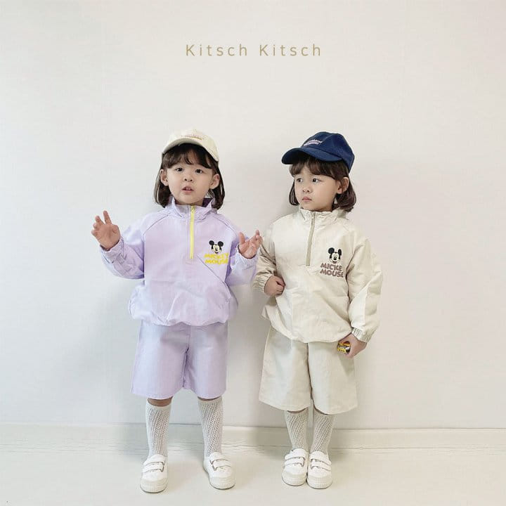 Kitsch Kitsch - Korean Children Fashion - #Kfashion4kids - D M Go Top bOttom Set - 6