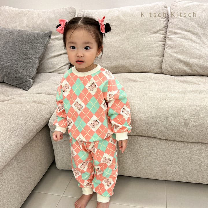 Kitsch Kitsch - Korean Children Fashion - #childofig - Argly Top Bottom Set - 12