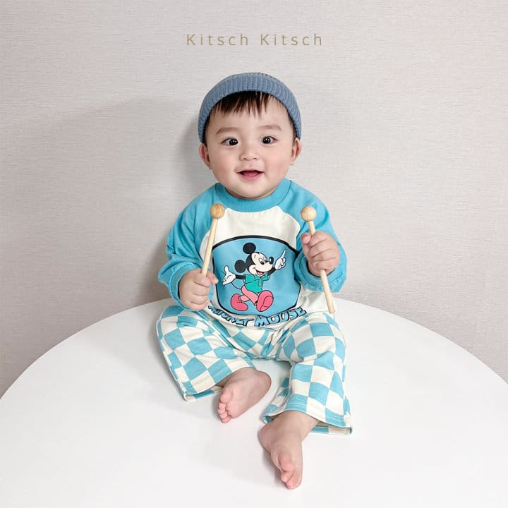 Kitsch Kitsch - Korean Children Fashion - #childofig - Hat M Raglan Top Bottom Set - 11