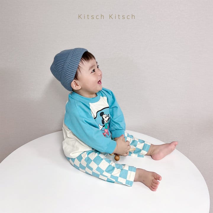 Kitsch Kitsch - Korean Children Fashion - #childrensboutique - Hat M Raglan Top Bottom Set - 12