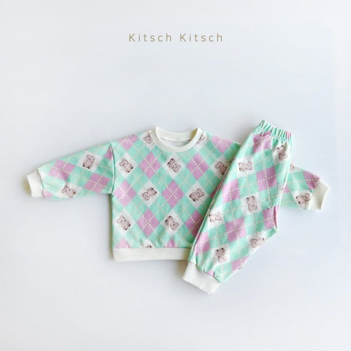 Kitsch Kitsch - Korean Children Fashion - #designkidswear - Argly Top Bottom Set