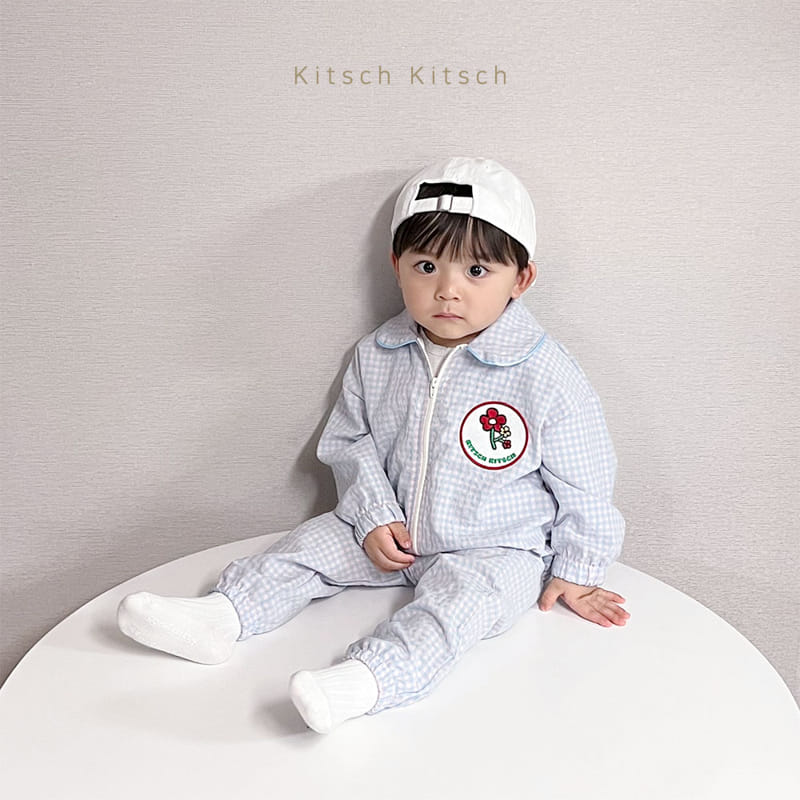 Kitsch Kitsch - Korean Children Fashion - #discoveringself - Circlle Windbreaker Top Bottom Set - 6