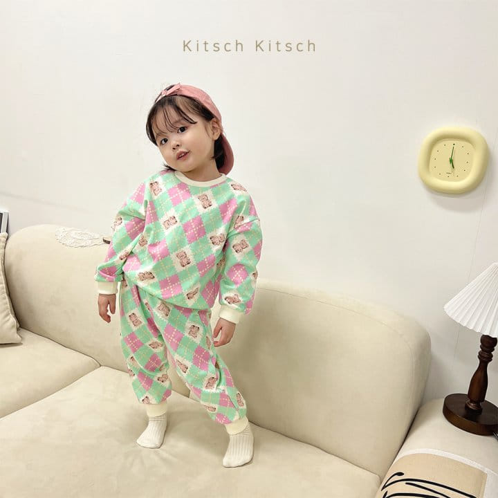 Kitsch Kitsch - Korean Children Fashion - #kidzfashiontrend - Argly Top Bottom Set - 6