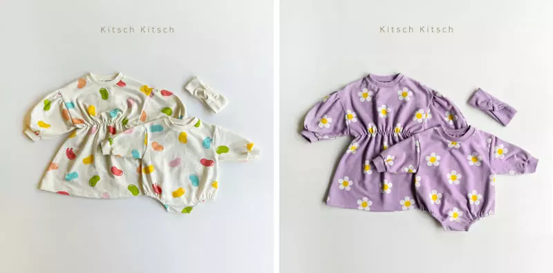 Kitsch Kitsch - Korean Children Fashion - #littlefashionista - Sweet One-piece