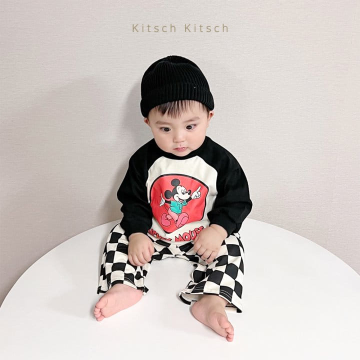 Kitsch Kitsch - Korean Children Fashion - #minifashionista - Hat M Raglan Top Bottom Set - 8