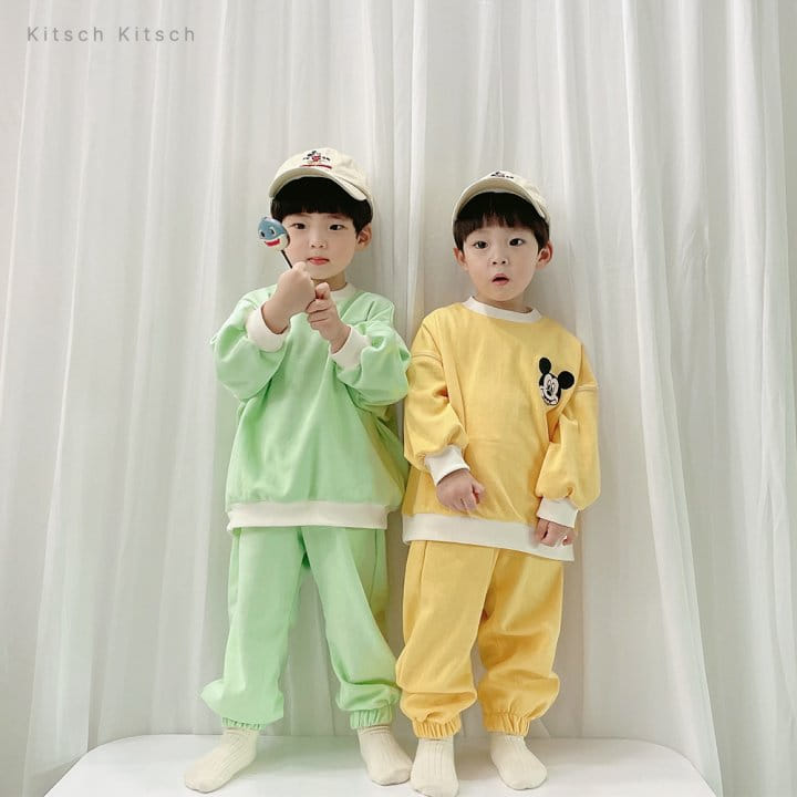 Kitsch Kitsch - Korean Children Fashion - #prettylittlegirls - D M Top Bottom Set - 12