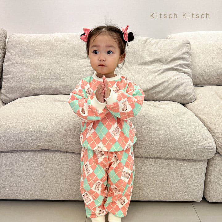 Kitsch Kitsch - Korean Children Fashion - #prettylittlegirls - Argly Top Bottom Set - 11