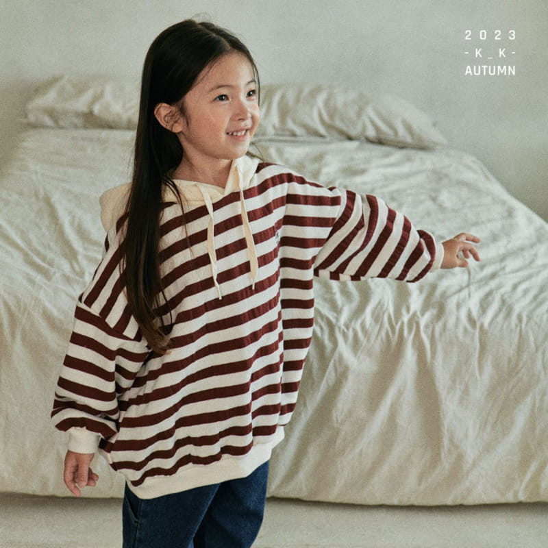 Kk - Korean Children Fashion - #Kfashion4kids - Think Hoody Tee - 5