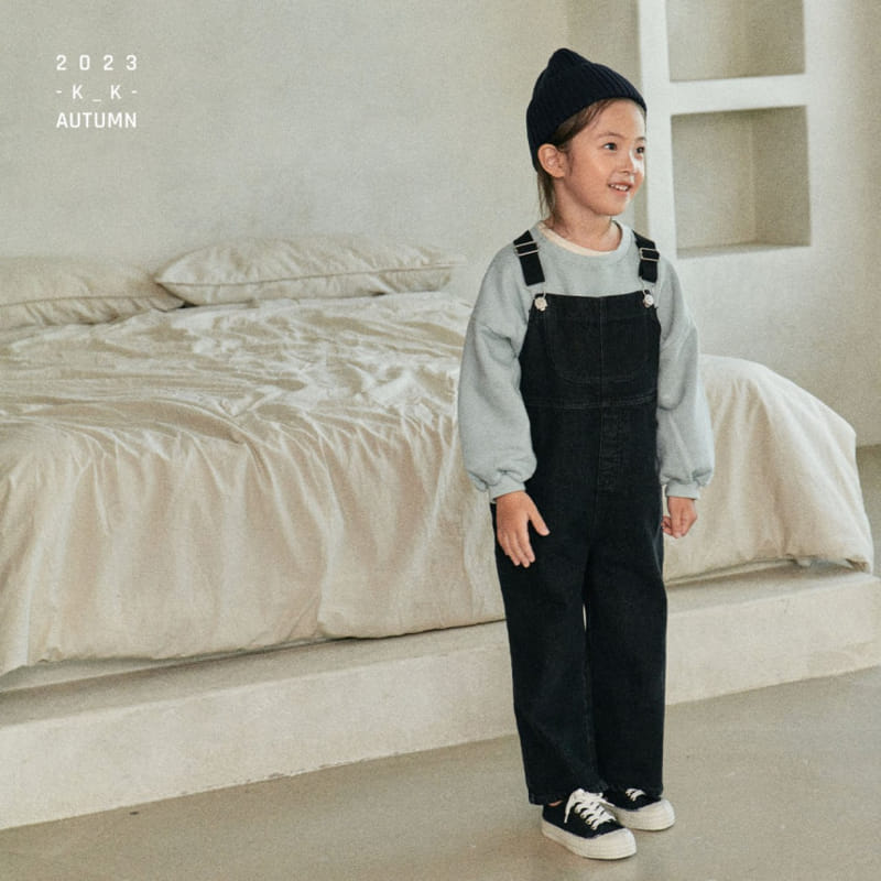 Kk - Korean Children Fashion - #Kfashion4kids - Denim Dungarees - 3