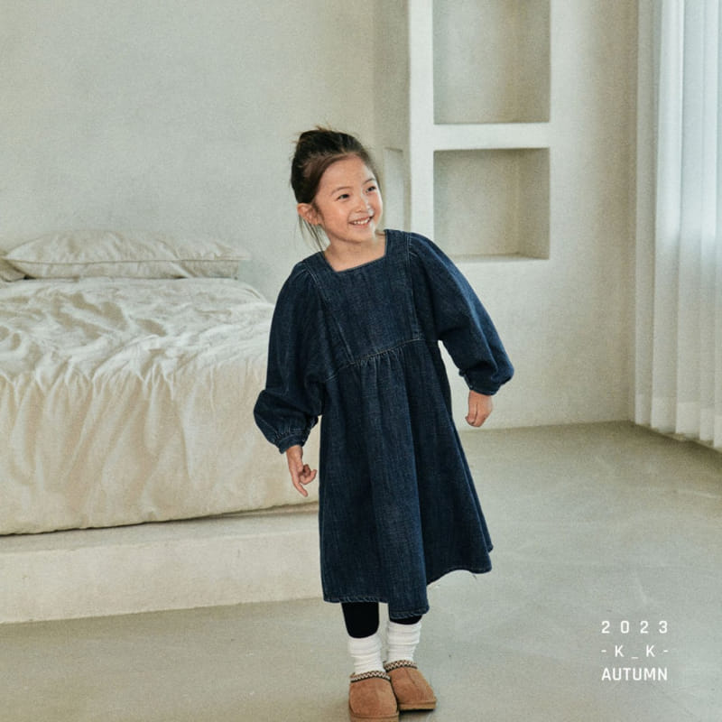 Kk - Korean Children Fashion - #Kfashion4kids - Page Denim one-piece - 9
