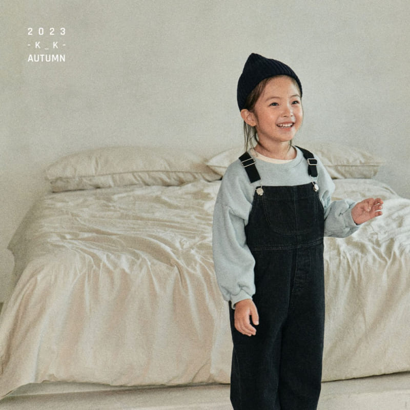 Kk - Korean Children Fashion - #childofig - Denim Dungarees - 8