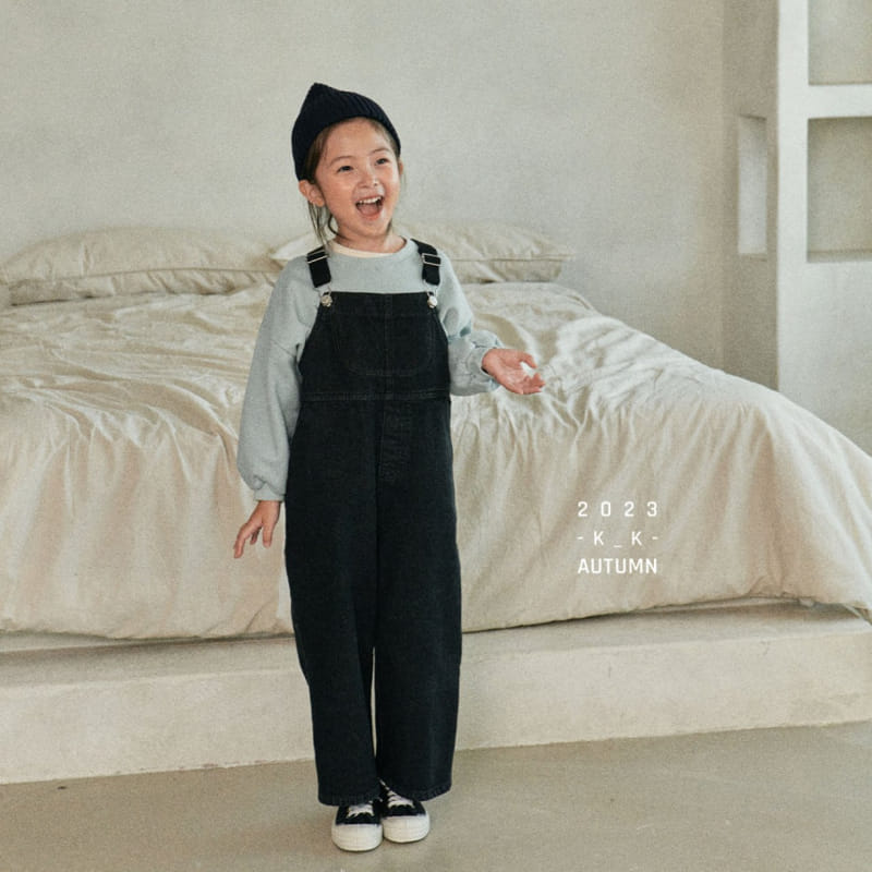 Kk - Korean Children Fashion - #childofig - Denim Dungarees - 9