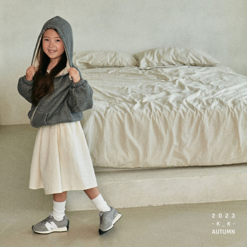 Kk - Korean Children Fashion - #childofig - Bocasi Hoody Zip-up - 3