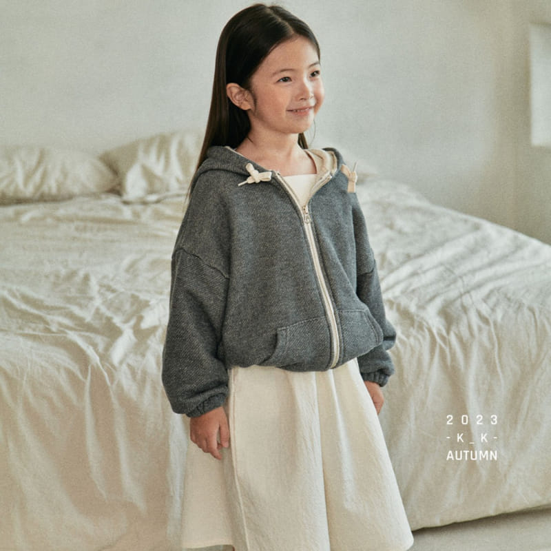 Kk - Korean Children Fashion - #designkidswear - Bocasi Hoody Zip-up - 6