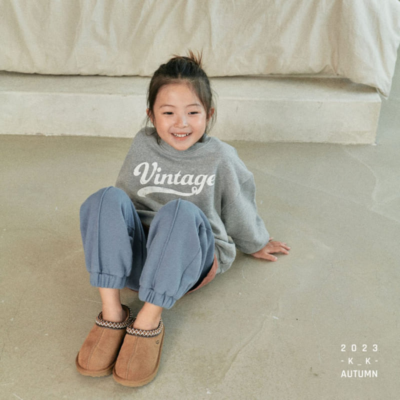 Kk - Korean Children Fashion - #discoveringself - Vintage Sweatshirt - 6