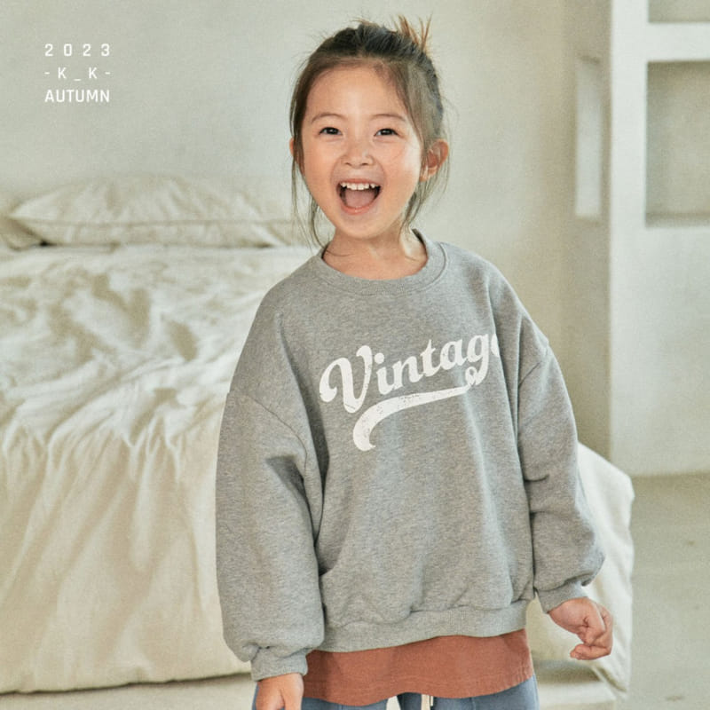 Kk - Korean Children Fashion - #fashionkids - Vintage Sweatshirt - 7