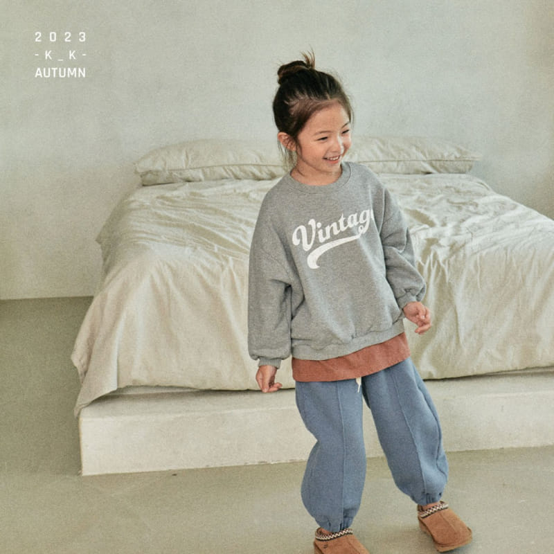 Kk - Korean Children Fashion - #kidsshorts - Vintage Sweatshirt - 8