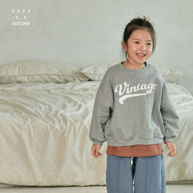 Kk - Korean Children Fashion - #kidsstore - Vintage Sweatshirt - 9